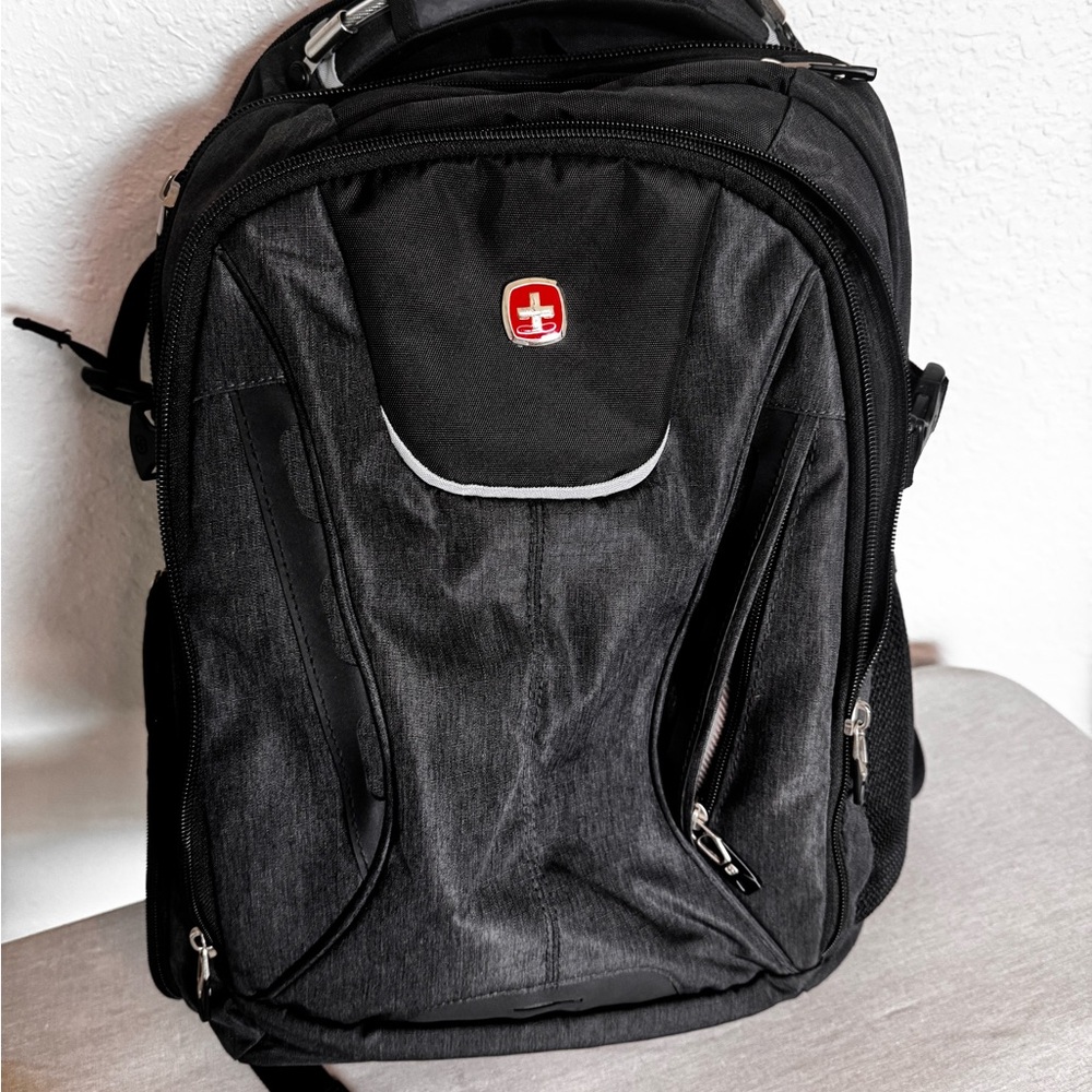 SwissGear Black Backpack for school or travel